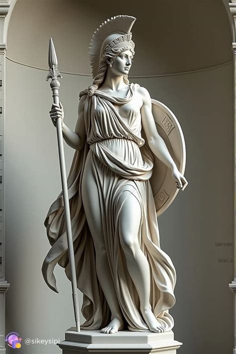 Representación artística o estatua de un arconte griego