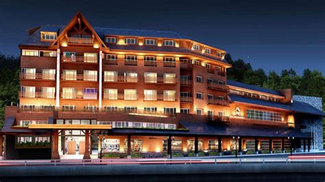 Fachada del Hotel Dreams Patagonia con entorno urbano