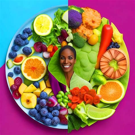 Ilustración de una persona con discapacidad intelectual disfrutando de una comida saludable