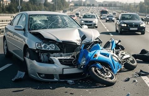 Esquema de un accidente de tráfico entre un peatón y un coche, con un foco en el centro urbano.