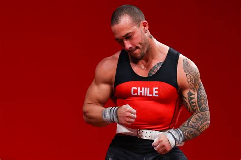 Arley Méndez en una competencia olímpica