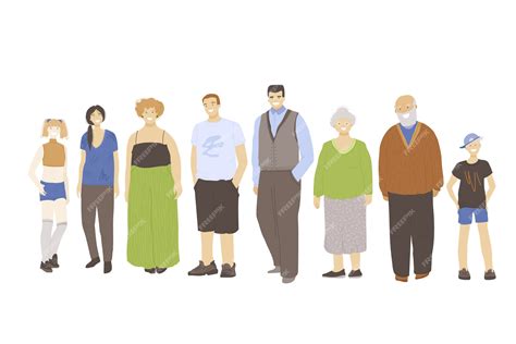 Ilustración de personas de diferentes edades (niños, jóvenes, adultos mayores) compartiendo actividades y conocimientos.