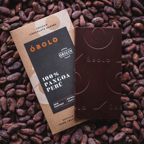 Barra de chocolate Obolo 100% cacao de Perú 80 gr