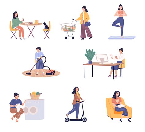 Mujer en casa realizando actividades ligeras después de una laparoscopia
