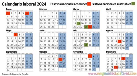 Calendario resaltando los días de descanso y festivos para cuidadores