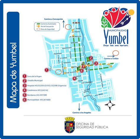 Mapa de la comuna de Yumbel, donde ocurrió el incidente