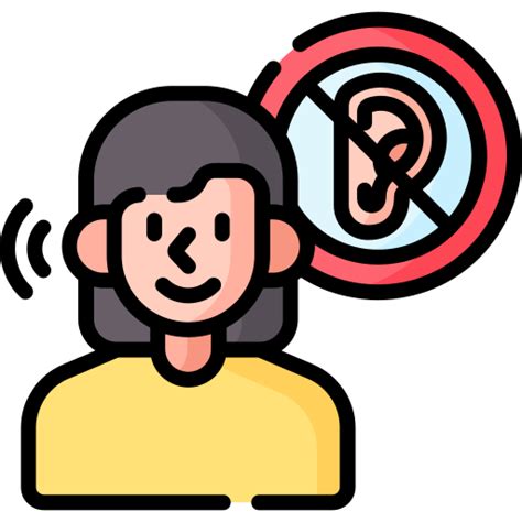 iconos de accesibilidad para la discapacidad auditiva