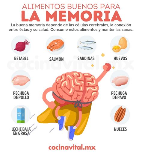 Alimentos saludables para la memoria