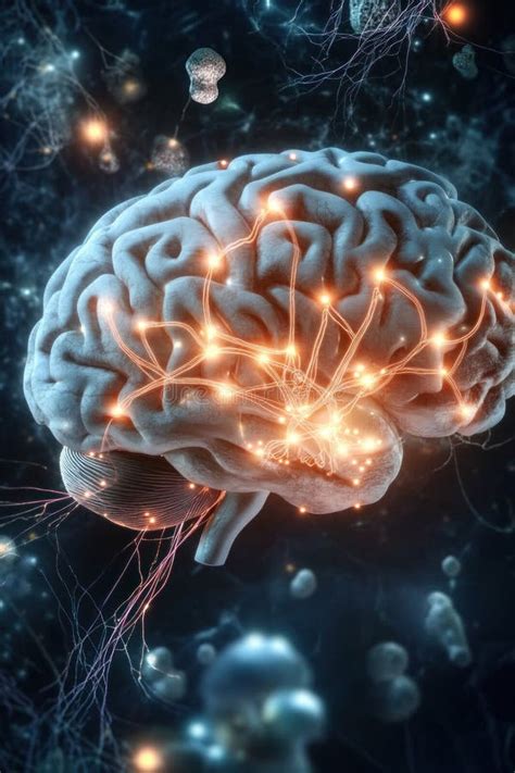 Infografía mostrando un cerebro humano con conexiones neuronales activas, simbolizando la estimulación cognitiva a través de la interacción social