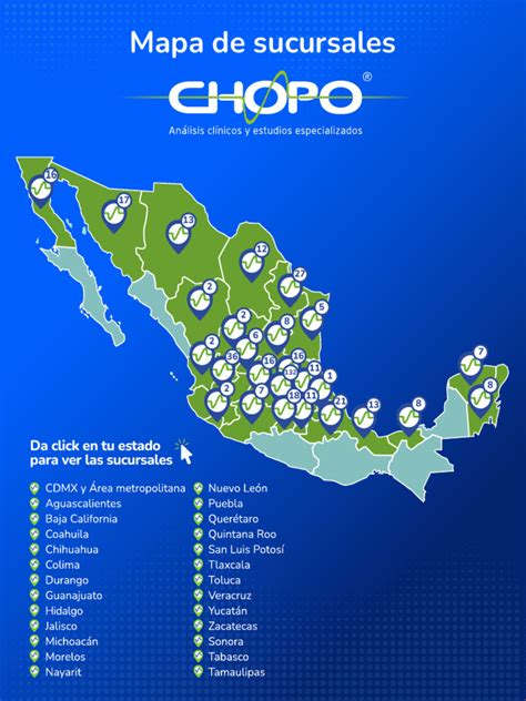 Mapa de sucursales ChileAtiende