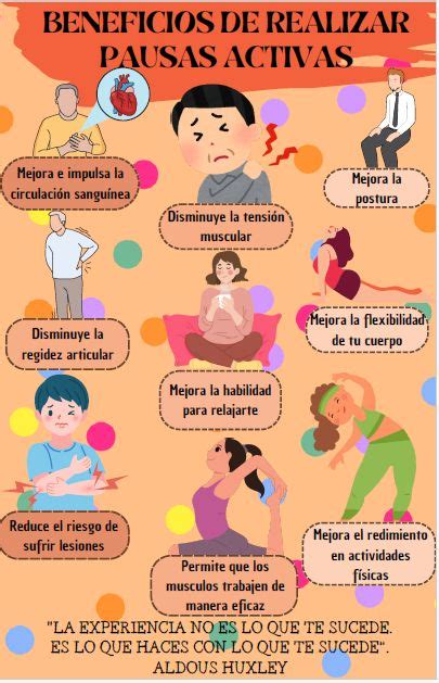 infografía sobre los beneficios de las pausas activas en adultos mayores