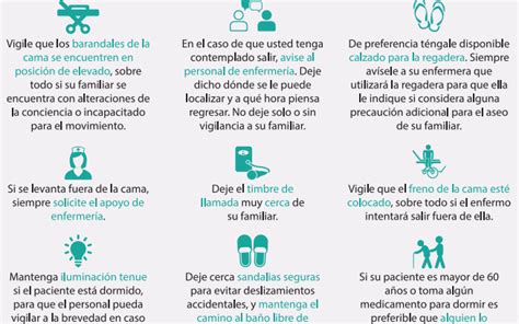 ilustración de medidas de seguridad para prevenir caídas y lesiones de piel en pacientes hospitalizados