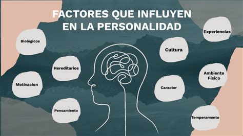 Esquema visual sobre la formación de la personalidad y los factores que la influyen