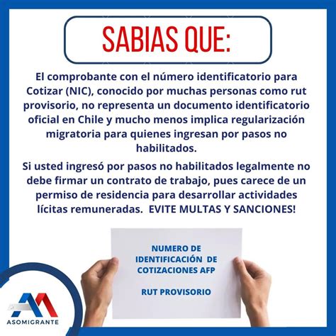 Infografía: Funcionamiento del Número Identificatorio para Cotizar (NIC) para extranjeros en Chile