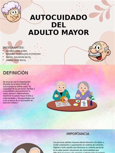 Esquema de factores que influyen en el autocuidado del adulto mayor