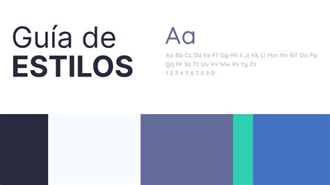 Guía de estilo de la aplicación Traket mostrando paleta de colores y estilos de tipografía