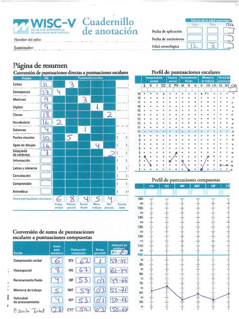 Gráfico comparativo de puntajes de ganancia en pruebas de memoria