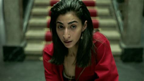 Foto: Nairobi (Alba Flores) al inicio de La Casa de Papel