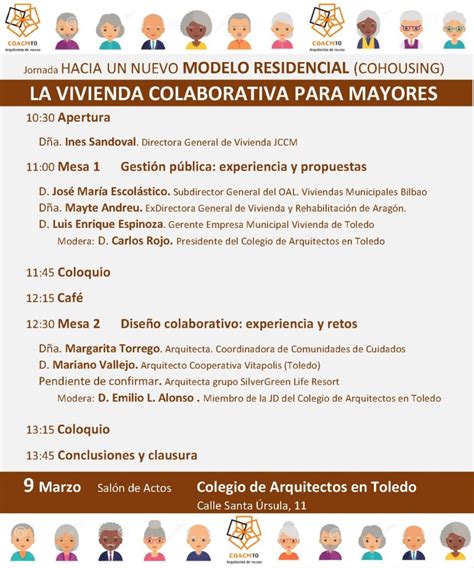 Esquema de un modelo de vivienda colaborativa para adultos mayores