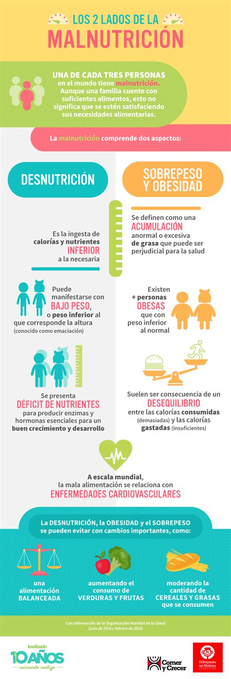 Infografía: Causas y consecuencias de la malnutrición en adultos mayores