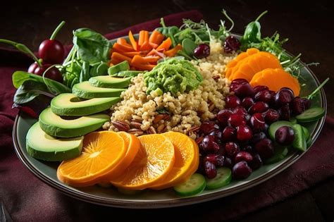 Foto: Plato colorido y nutritivo para personas mayores