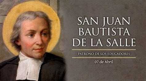 Retrato de San Juan Bautista de la Salle, fundador de las Escuelas Cristianas
