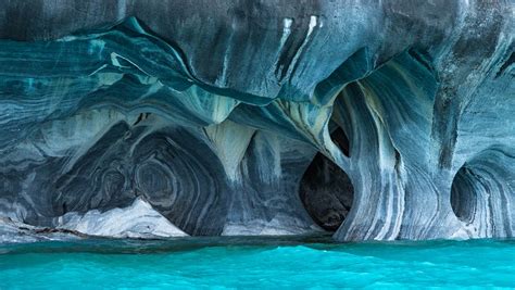 Fotografía de las Capillas de Mármol en el Lago General Carrera