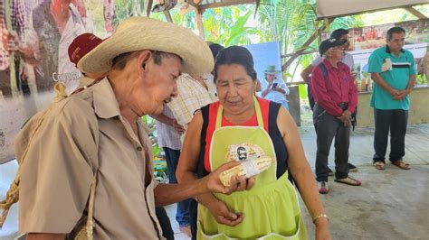 Guardianas de semillas intercambiando productos en una feria local