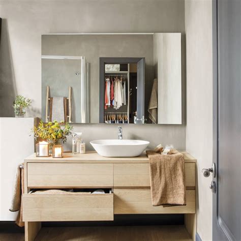 Imagen de un mueble de baño con almacenamiento accesible y fácil de alcanzar