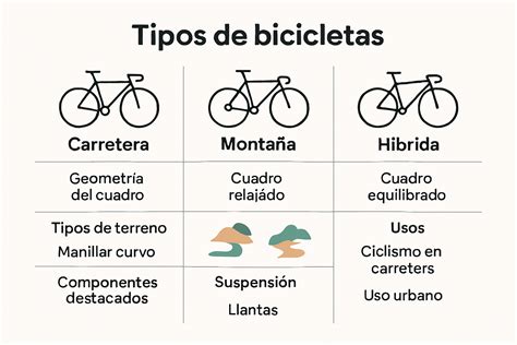 Esquema de diferentes tipos de bicicletas adaptadas y sus usuarios
