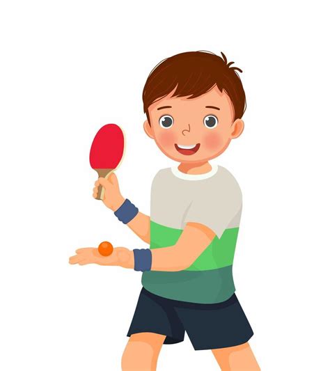 Niño con discapacidad intelectual jugando tenis de mesa con un entrenador