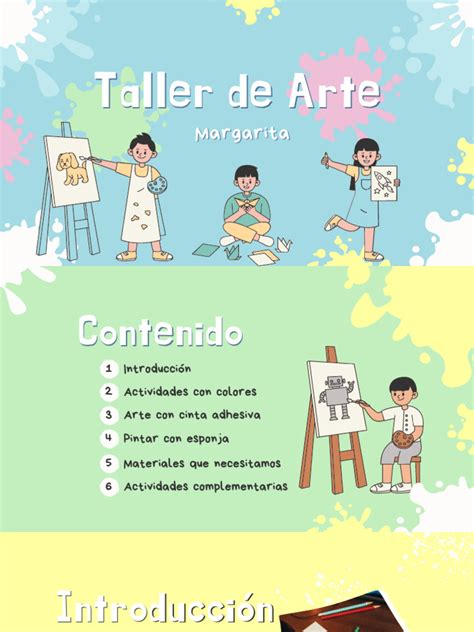 Participantes de un taller de arte inclusivo realizando actividades creativas