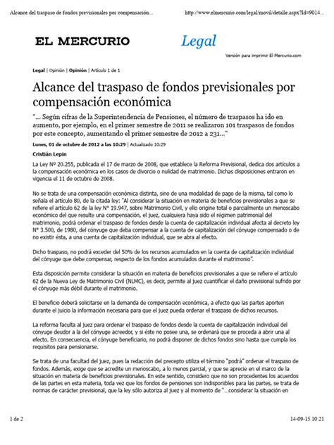 Esquema explicativo del traspaso de fondos previsionales entre cónyuges bajo sentencia judicial