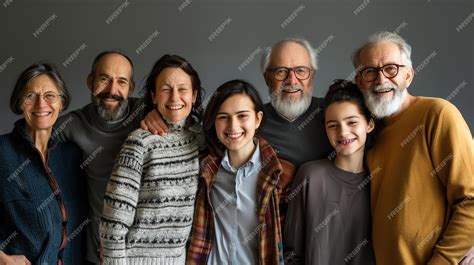 Familia multigeneracional sonriendo y conversando en un ambiente acogedor