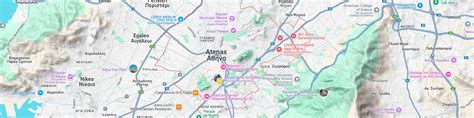 Mapa de las principales protestas y puntos de bloqueo en Atenas y Tesalónica