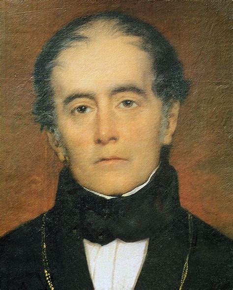 Retrato histórico de Andrés Bello, destacando su figura como intelectual y humanista del siglo XIX.