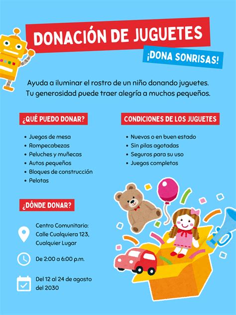 Infografía sobre el impacto emocional de la donación de juguetes en niños de entornos vulnerables