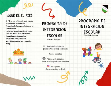 Infografía sobre los pilares del Programa de Integración Escolar (PIE)