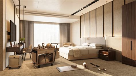 Interior de habitación de hotel El Milagro con mobiliario de época y techos de madera