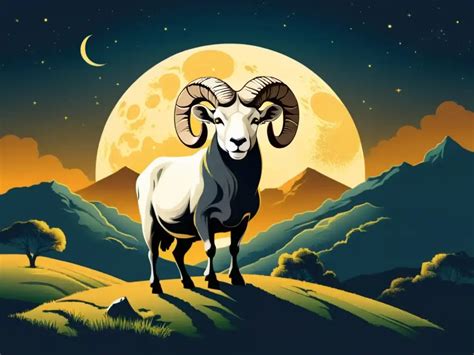 Ilustración de un carnero de Aries rompiendo una barrera.