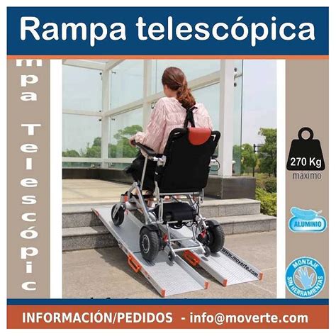 Comparativa visual entre rampa plegable de aluminio y rampa telescópica de dos carriles