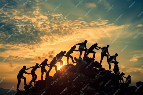 Personas de diversas edades predicando con entusiasmo y ayudándose mutuamente (foto)