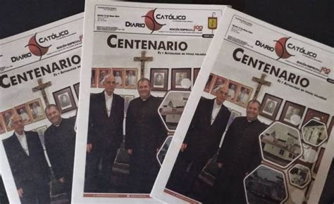 Logotipo o portada histórica del Diario Católico celebrando su 101 aniversario
