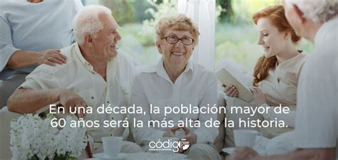 Infografía sobre el aumento de la población mayor de 60 años para 2030