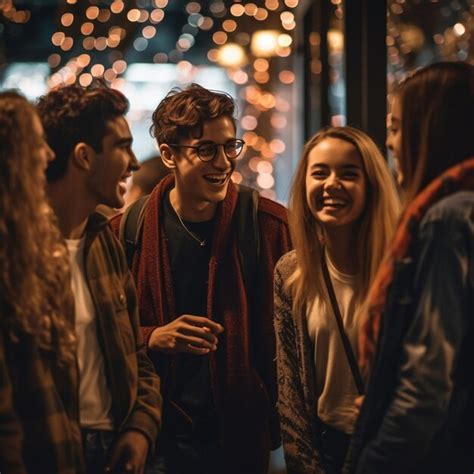 Foto de la fachada o entrada de un club social con gente socializando