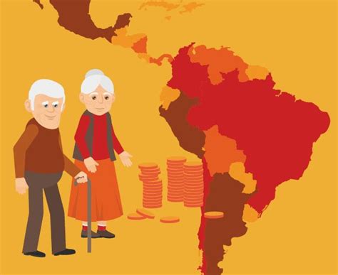 Mapa de los diferentes sistemas de pensiones en América Latina