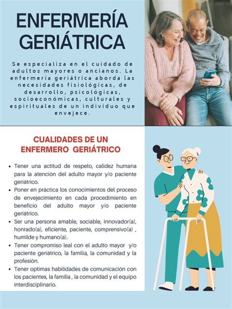 Infografía sobre los beneficios de las credenciales de especialización en enfermería geriátrica