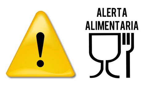 Imagen de alerta sanitaria o símbolo de seguridad alimentaria