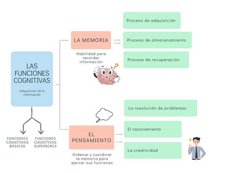 Esquema de las funciones cognitivas afectadas en adultos mayores con diabetes