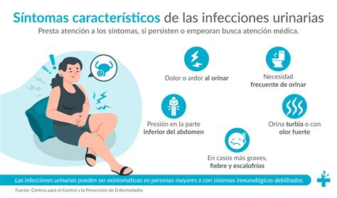 Infografía: Causas y síntomas de las infecciones urinarias